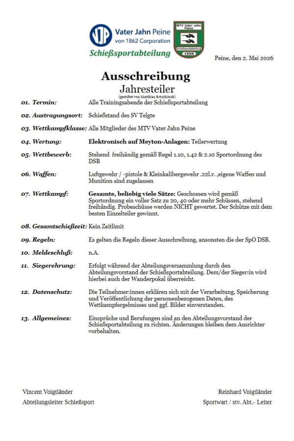 Jahresteiler
