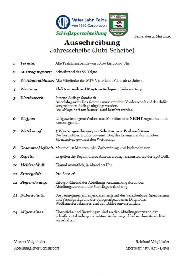 Jubi-Scheibe